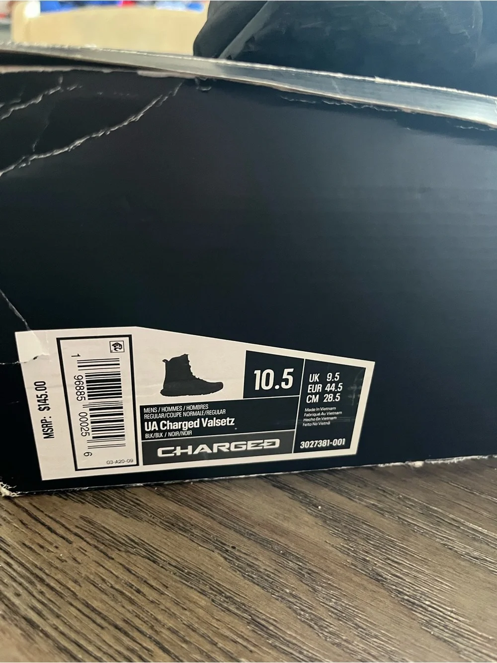 Under Armour Men's Black Tactical Boots